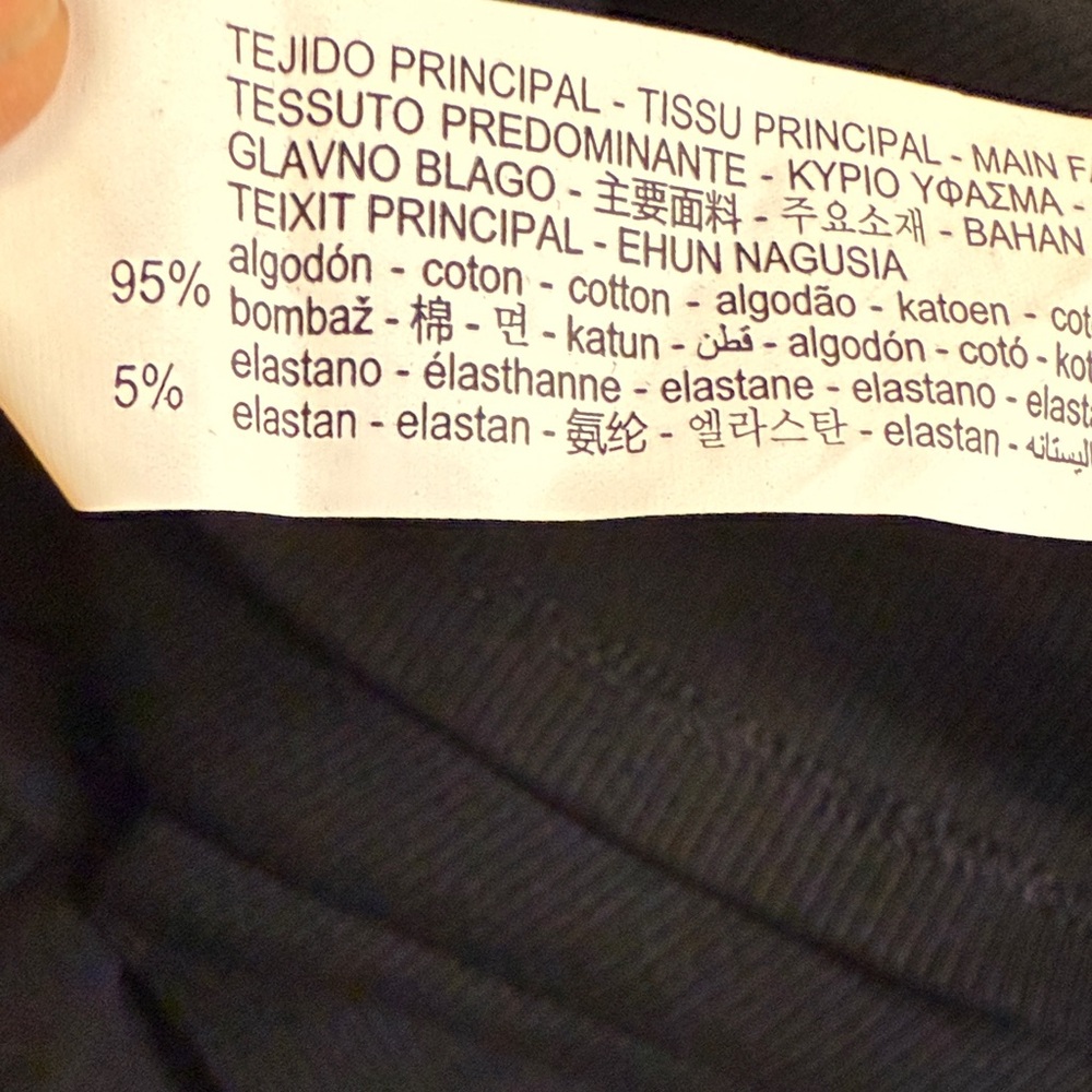 Zara Black Cotton Knit Butterfly Sleeve  Mini Dress - Picture 7 of 7